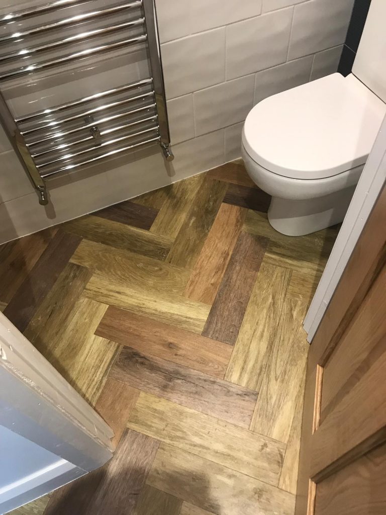 Amtico Signature Parquet Design Flooring - Bathroom