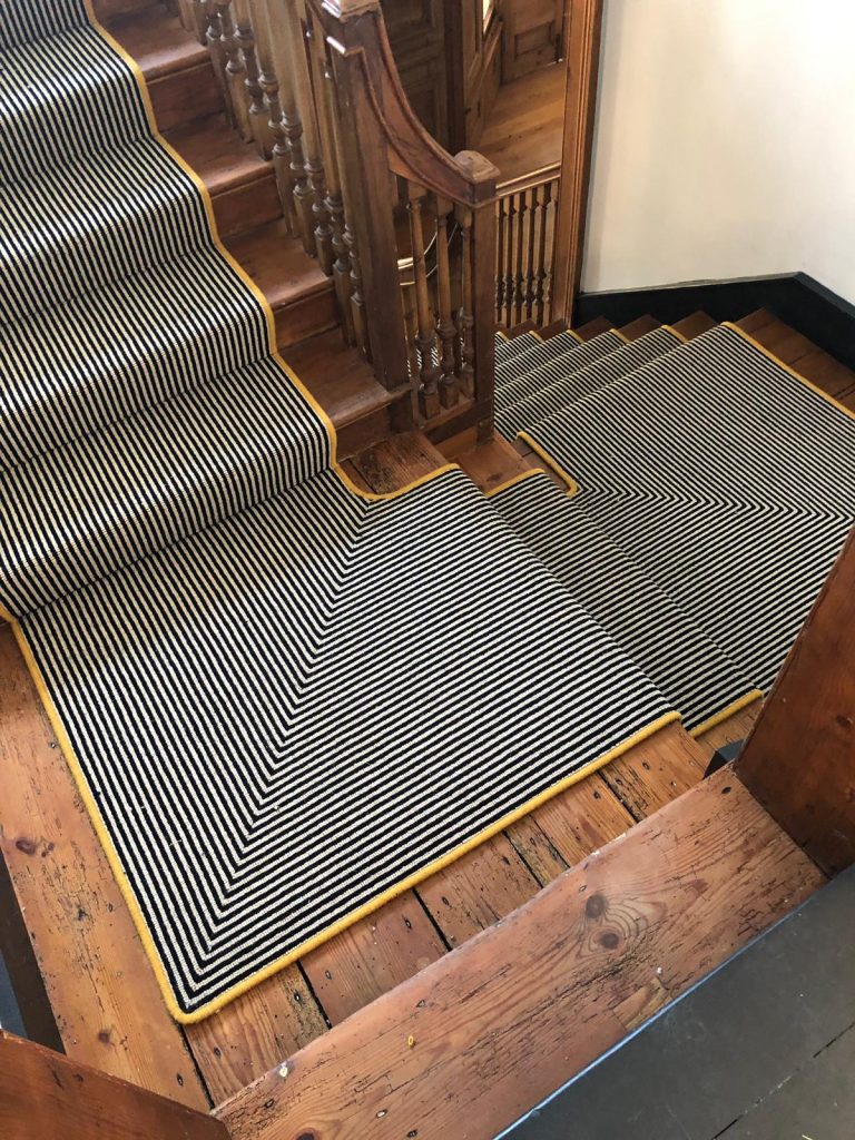 Stripe Staircase Carpet