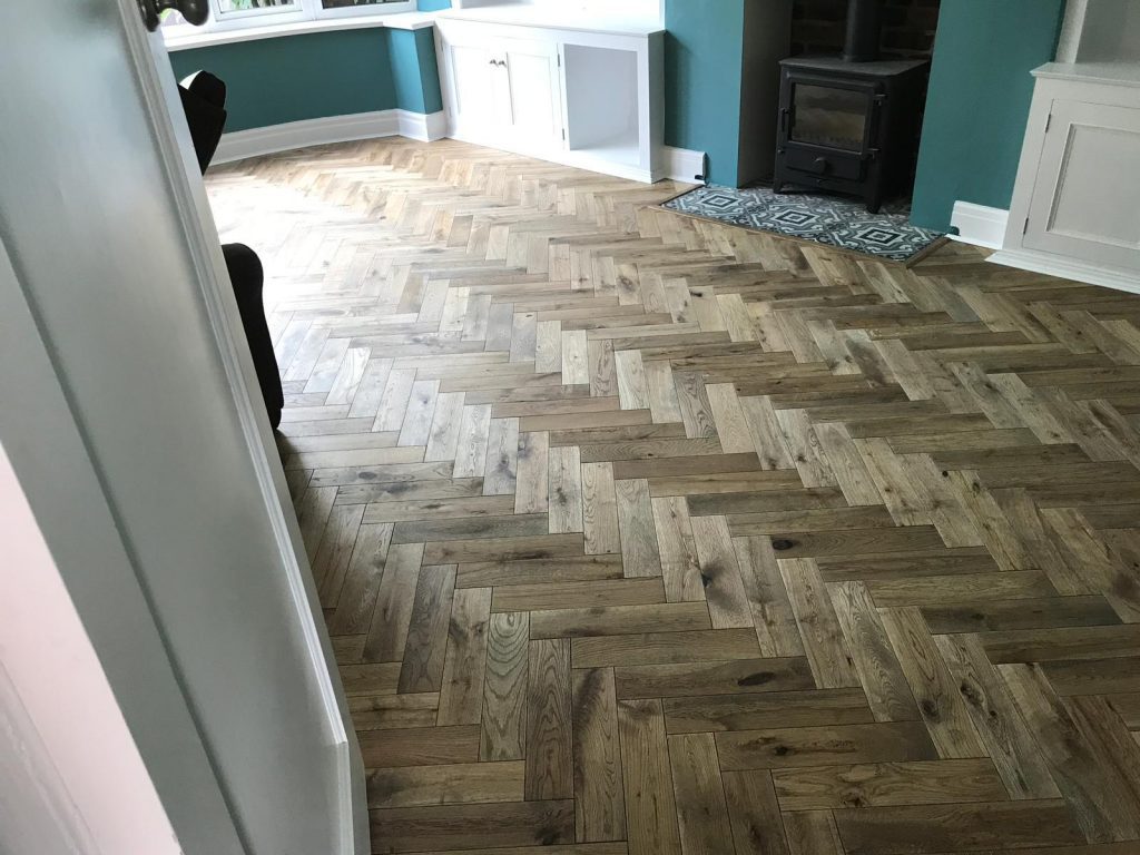 Worn Oak Parquet Wood Flooring | Harrogate | Floorstore