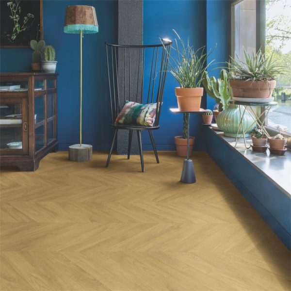 Quick-Step Impressive Patterns Chevron Oak Natural IPA4161 | Floorstore