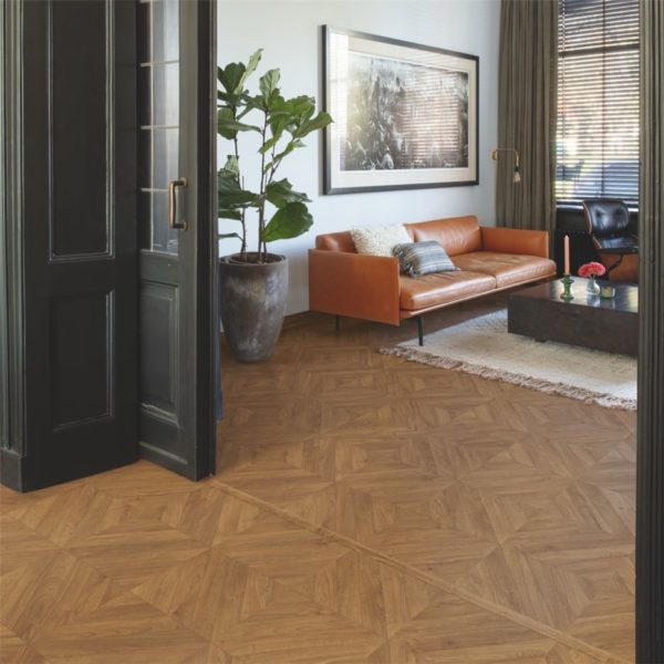 Quick-Step Impressive Patterns Chevron Oak Brown IPA4162 | Floorstore
