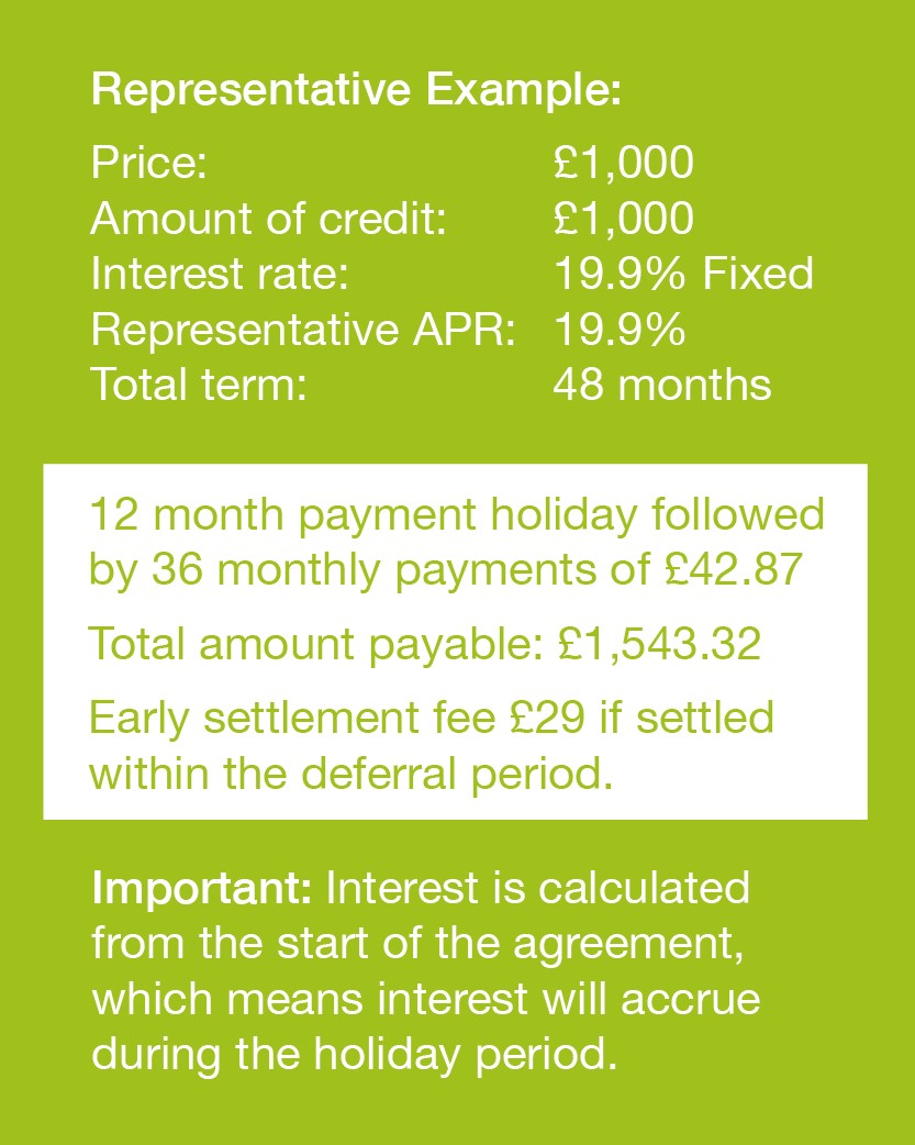 Buy Now Pay Later | FS representative example