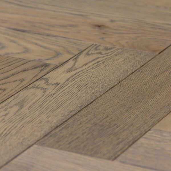 V4 Wood Flooring Zigzag Herringbone Frozen Umber ZB101 | Close Up