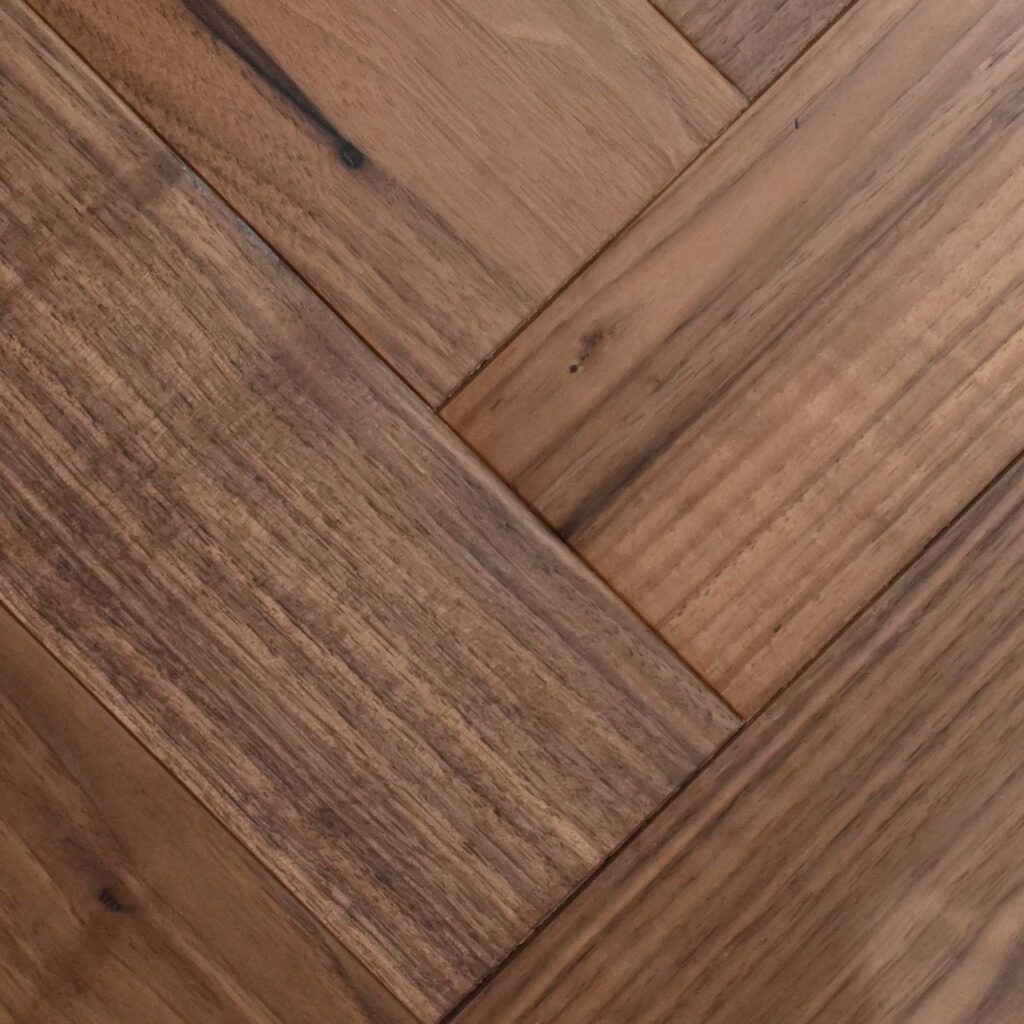 V4 Wood Flooring Zigzag Herringbone American Black Walnut ZB205 | Floorstore