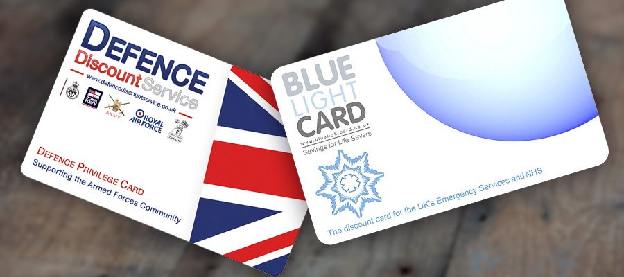 Blue Card and Armed Forces Discount