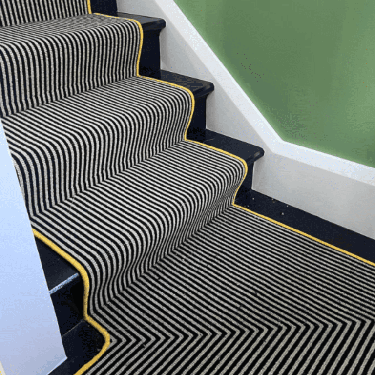 Hugh Magpie Stripe Carpet Runner Leeds Floorstore