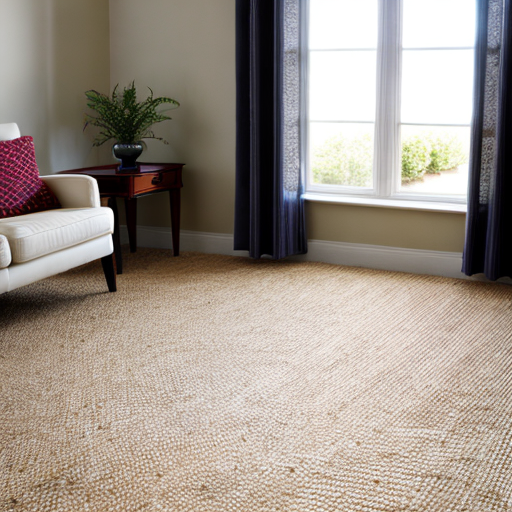 sisal carpet in the living room