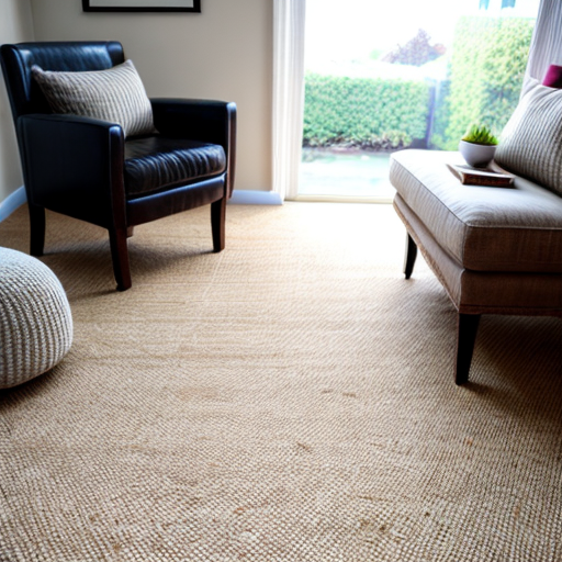 jute sustainable carpet