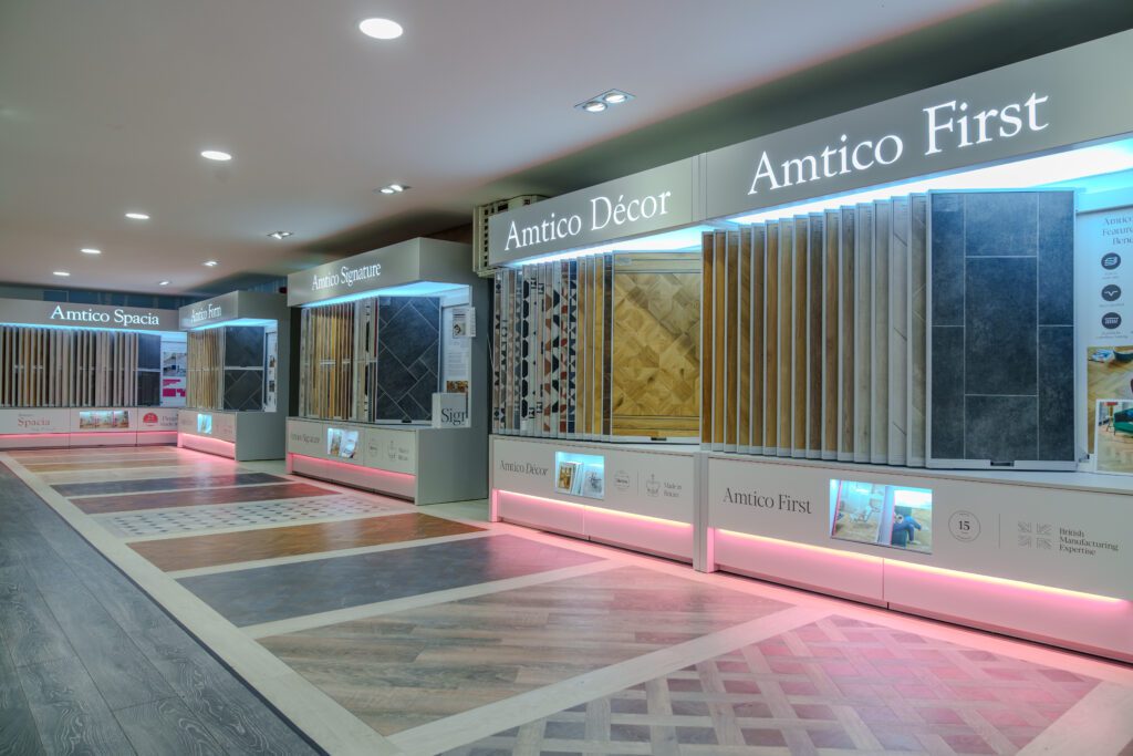 Amtico First stands | Bathroom LVT Flooring