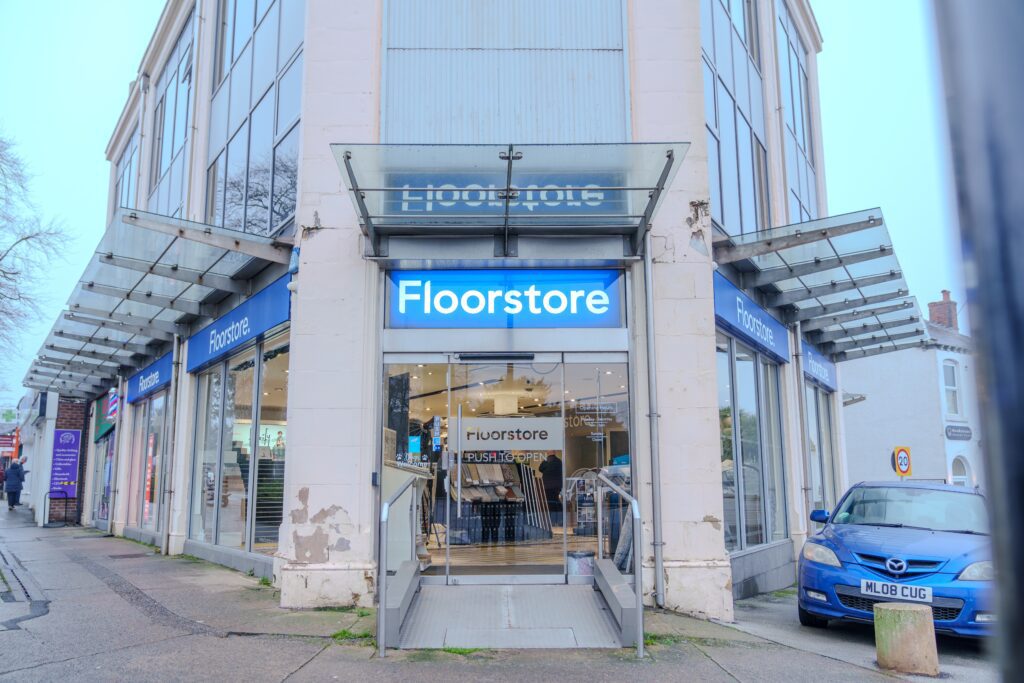 Harrogate photo outside store