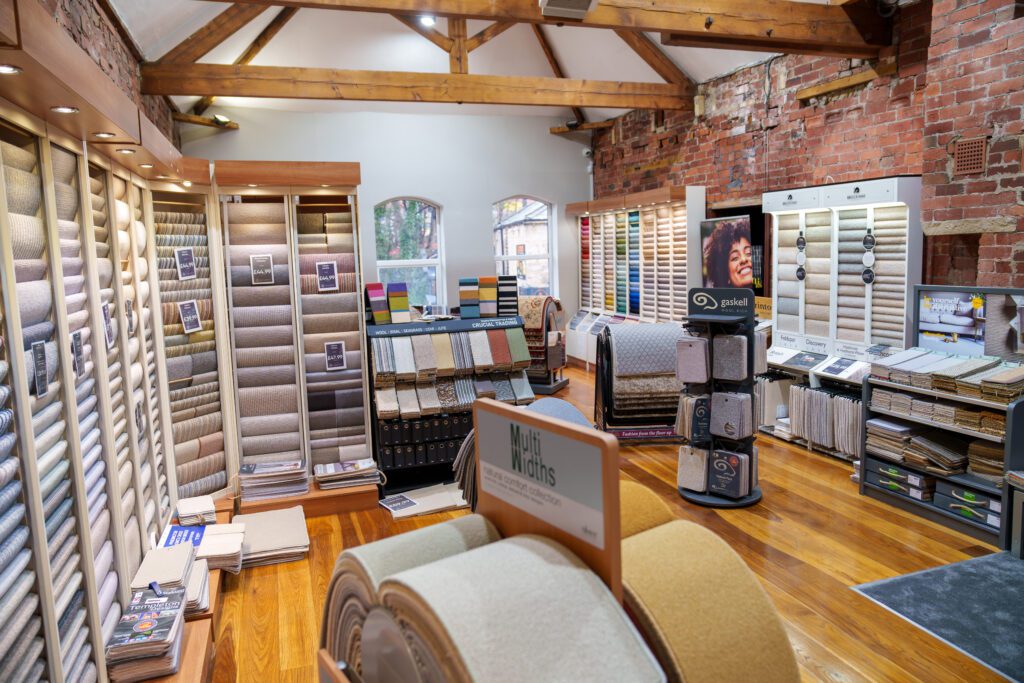 Overhead shot of flooring