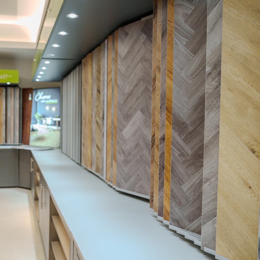 LVT stands crossgates store