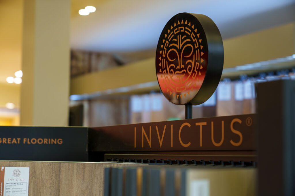 Invictus stand close up
