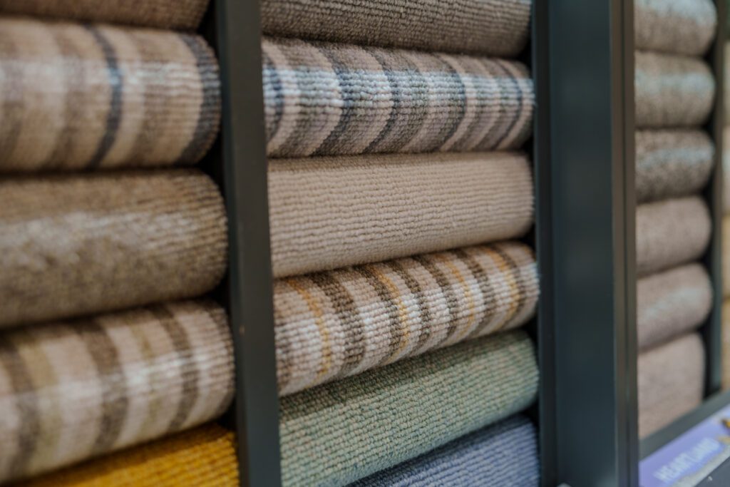 Carpet stand at Jims