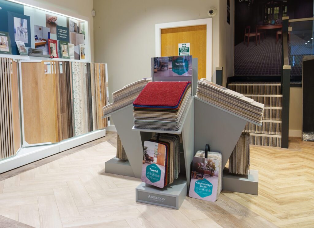 Abingdon Carpet stand in Jims
