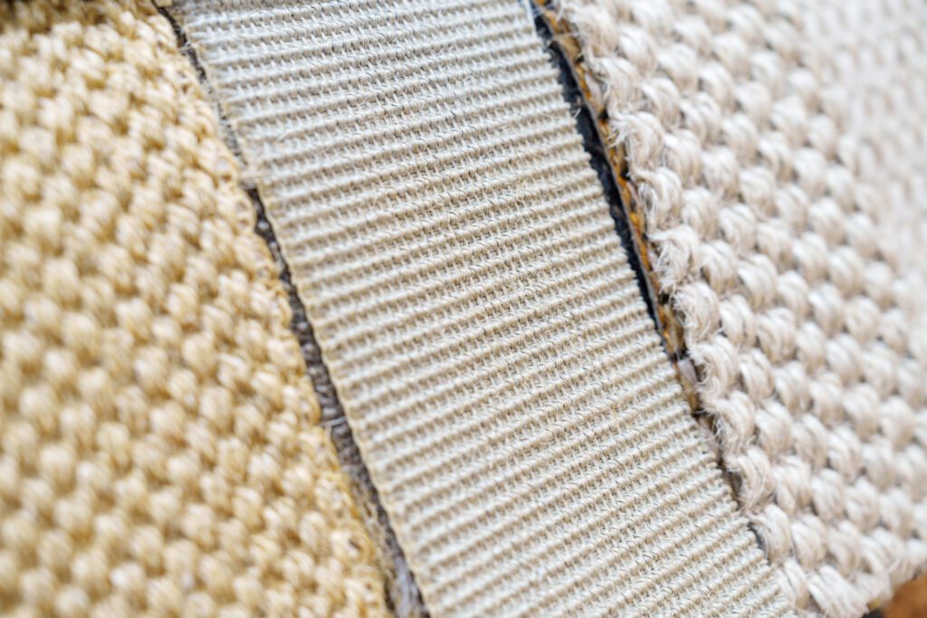 Closeup of 3 different carpets | Creative ideas for your staircase