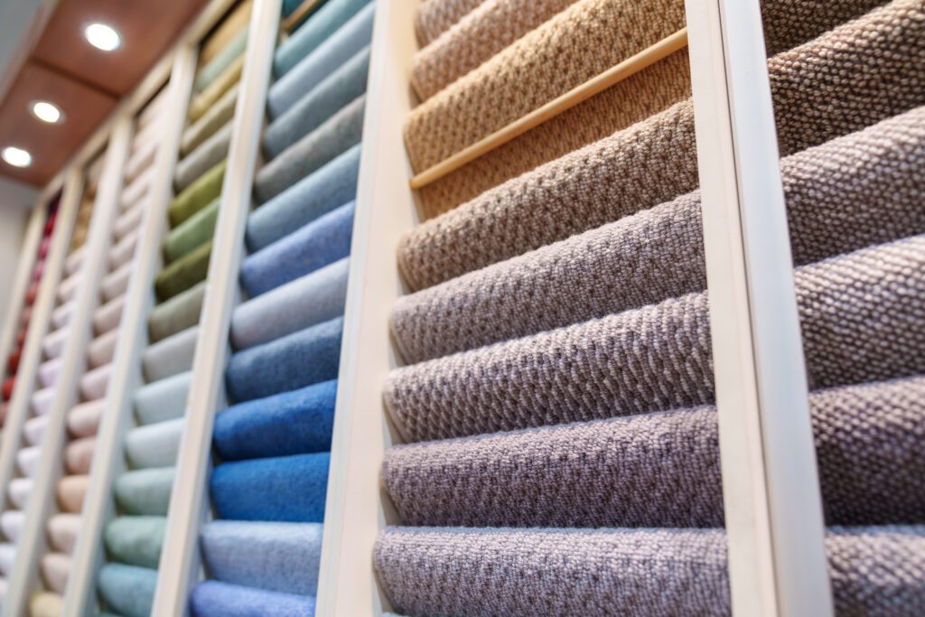 Carpet stand in Jims