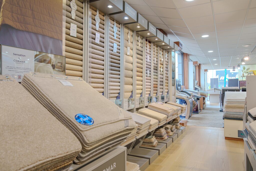 Cormar carpets stand at Leeds