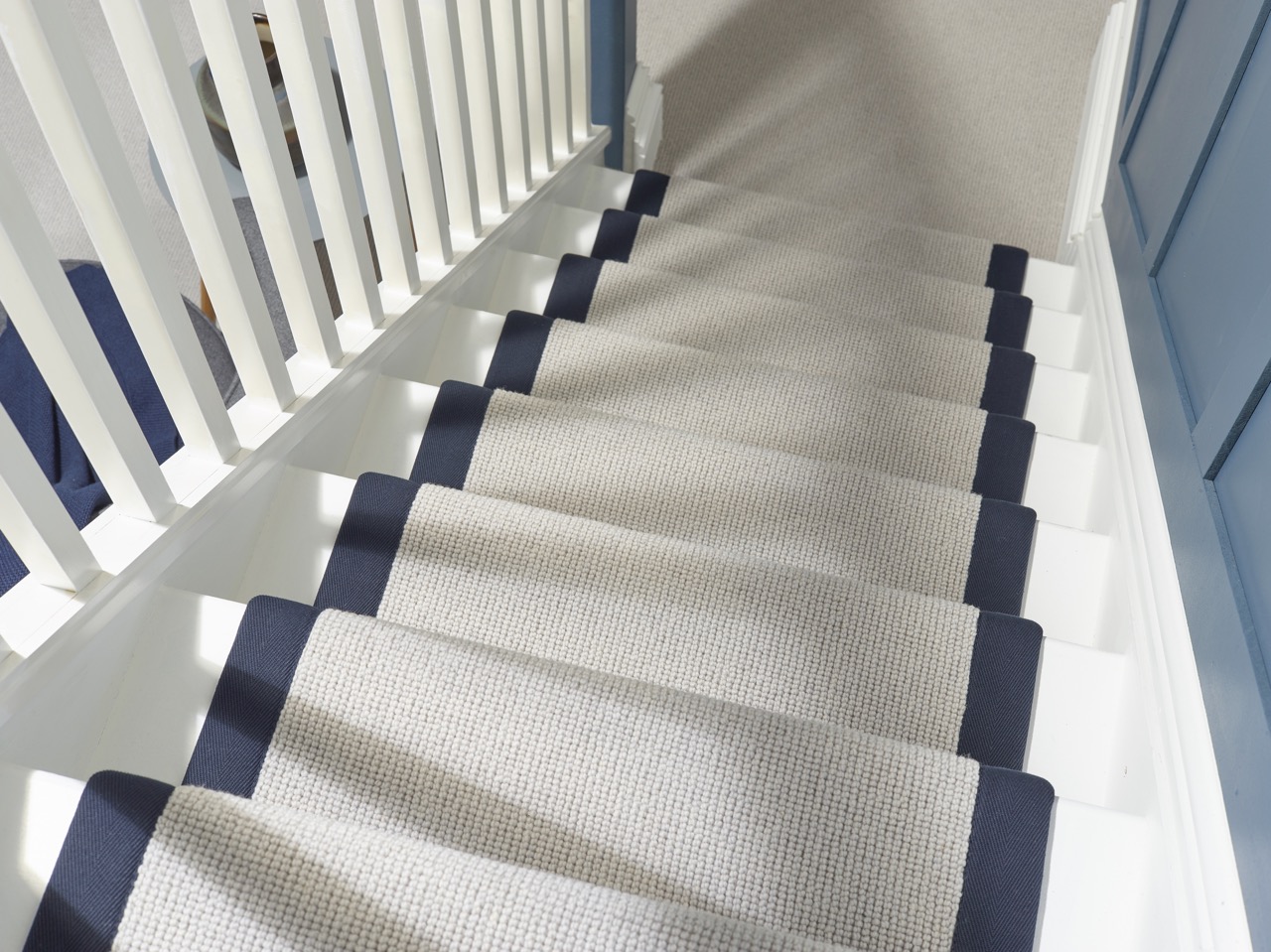 Charter Plain Loop stair runner